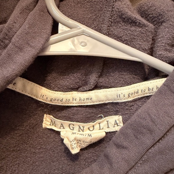 Magnolia Homebody Hoodie Pullover Sweatshirt Neutral Gray Medium - Picture 4 of 4
